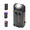 Portable Multi-function LED Flashlight Rechargeable Waterproof Work Light Mini Size with Magnet Buzzer Torch Emergency Use