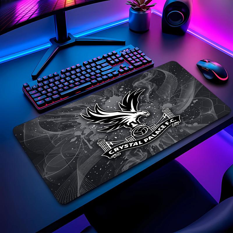 Crystal Palace Football Print Mouse Pad Non?Slip Rubber Desk Mat Waterproof Gaming Mousepad For Laptop Office Desktop