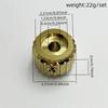 1Pc Nonslip Guitar Potentiometer Control Knobs with Hole Volumes Tone Gear Knobs for Electric Guitar and Bass Part