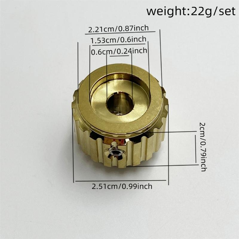 1Pc Nonslip Guitar Potentiometer Control Knobs with Hole Volumes Tone Gear Knobs for Electric Guitar and Bass Part