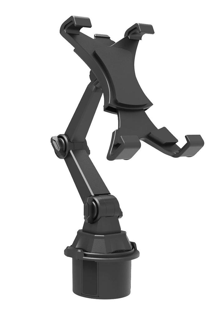 Supporto universale per auto 2-in-1 per porta bicchieri, telefono e tablet