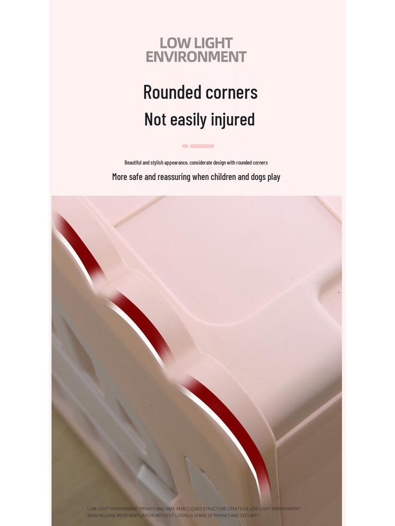 All-Season Cat House: Four-Sided Doors & Windows, Multi-Directional Ventilation, Spacious, Birthing Room, Rainproof, Outdoor Cat Shelter.