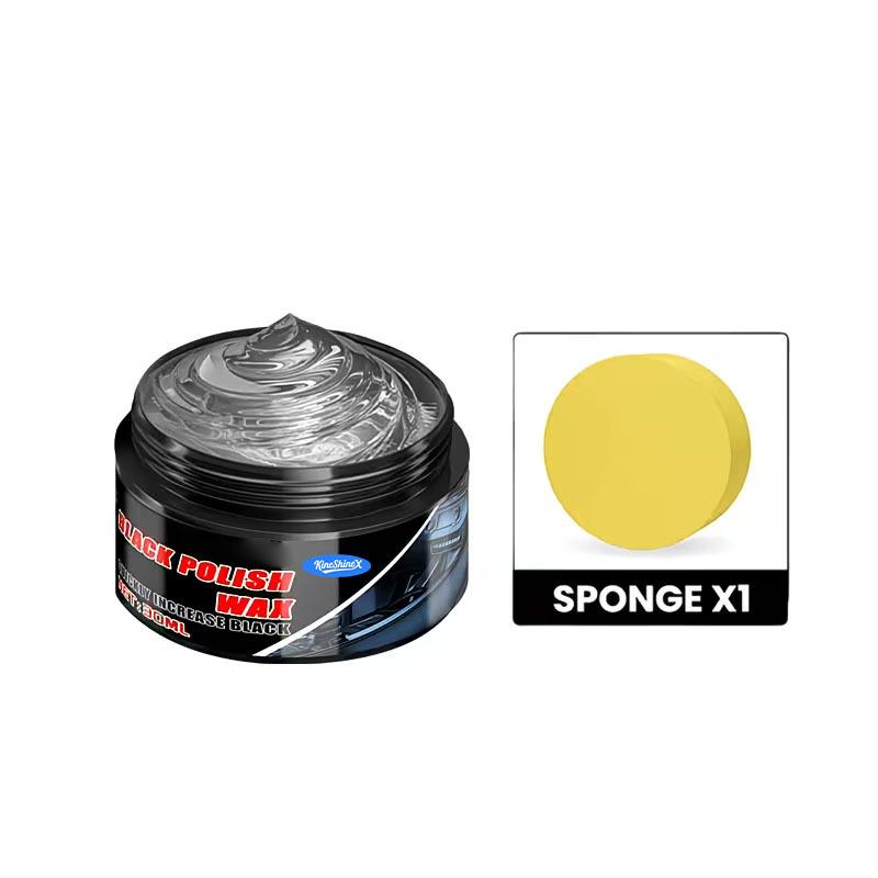 

Car Interior Renovation Polish Wax Black Gloss Restorer For Plastic Rubber Leather Surfaces 30ml чорний