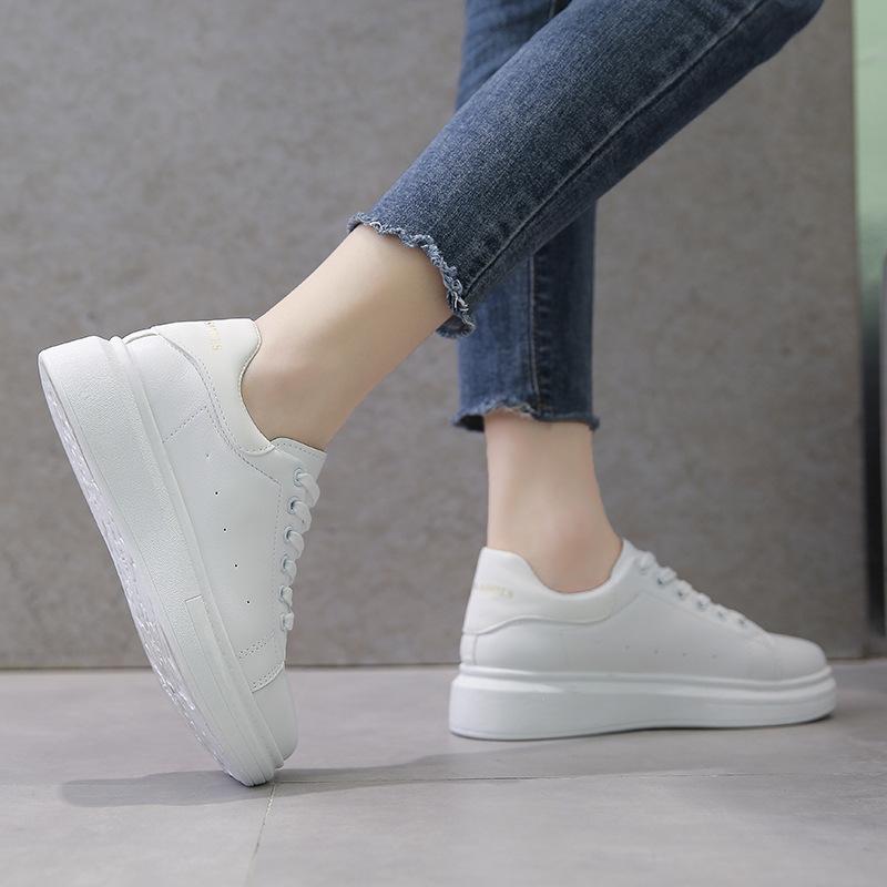 Spring and Summer New McQueen Women's Platform Versatile Women's Shoes Casual Sports Board Shoes Women
