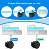MySit Office Chair or Stool Caster Wheels with Brake 11x22mm Replacement Heavy Duty Easy tallation Universal Fit Mute PU Casters for Hardwood Floors