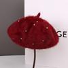 Fashion Autumn and Winter Small Face Big Head Circumference Beret Children Fashion Warm Painter Hat Versatile Newsboy Hat