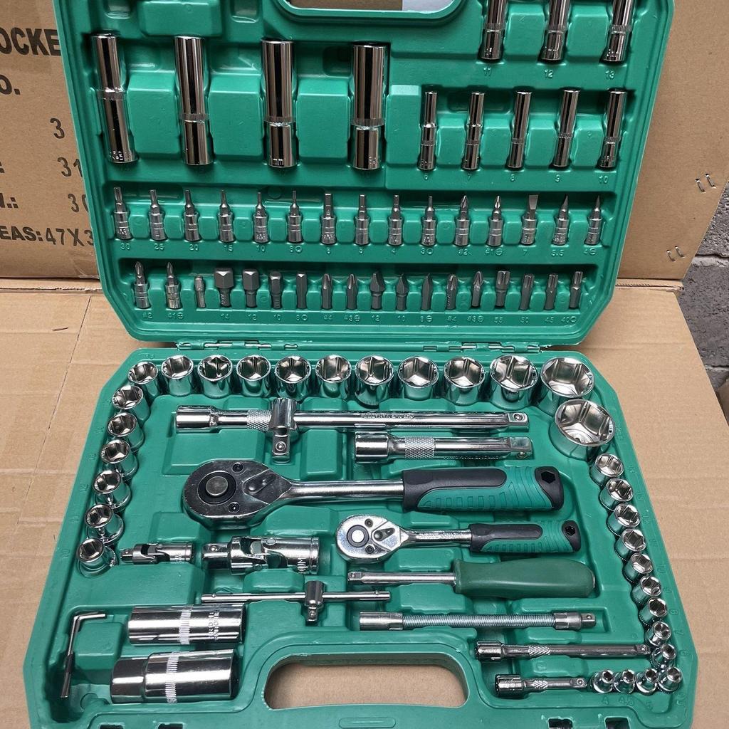 216-Piece Socket and Wrench Set for Auto Repair