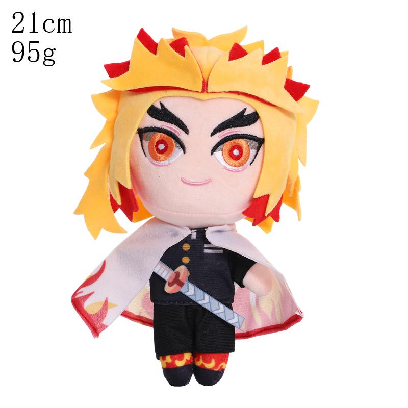 18-20Cm Anime Demon Slayer Plush Toys Cartoon Figure Kamado Tanjirou Tsuyuri Kanawo Douma Doll Machine Children'S Birthday Gifts