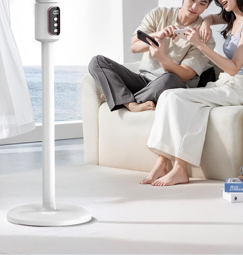 Smart Retractable Oscillating Air Circulator Fan for Floor & Table Use