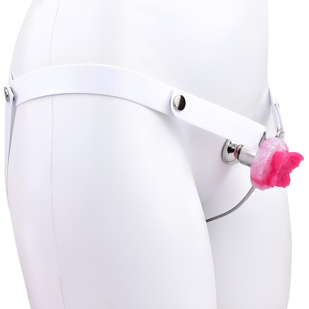 FRRK Wearable Chastity Device SM Toys for Men Fetish Sex Toys With Ice Dragon Dildo