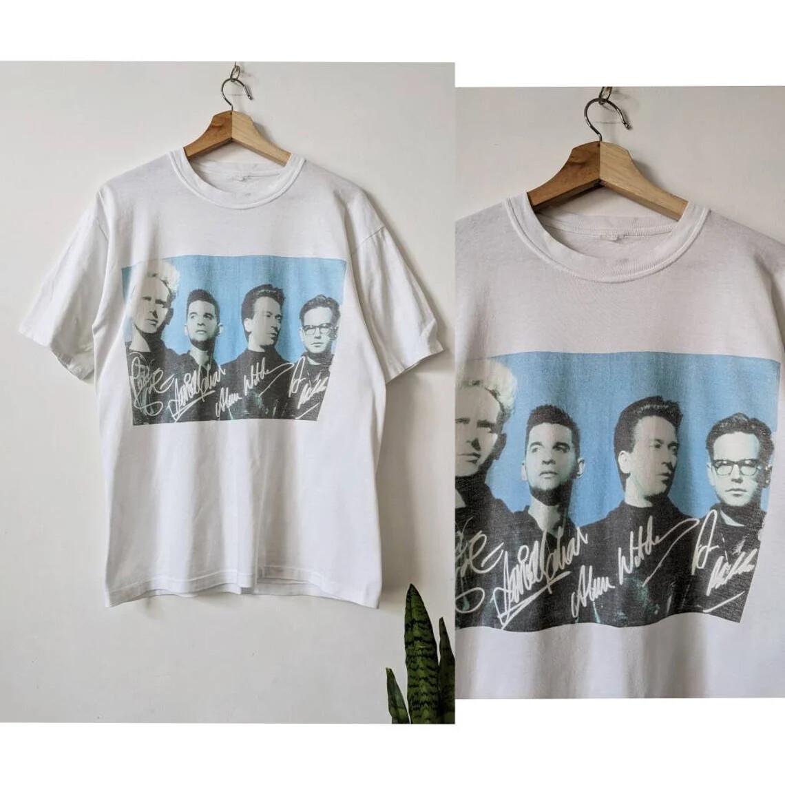 Vintage Depeche Mode Merch T-Shirt Single Stitch 90s S