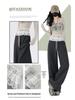 Lace Mesh Patchwork Drawstring Women's Wide-Leg Pants - Spring Comfort, Lazy Style, Versatile & Trendy Sweatpants.