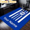 Custom Name Deportivo Alaves Crest Rug, Office Rug, Chair Rug, Carpet for Living Rooms, Doormat Game Rug Home Decor Christmas Gifts