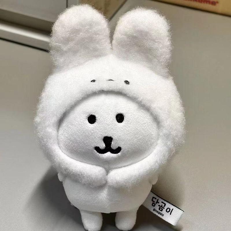 

Kawai Расслабленный Медведь Головной убор 10 см Хлопковая кукла Одежда для переодевания Милый мультяшный наряд Аксессуары для кукол