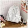 Schoolbag Backpack 1011 Summer Pure Sweet Wind Star Printed Backpack Fashion Korean Edition Large Capacity Campus Backpack