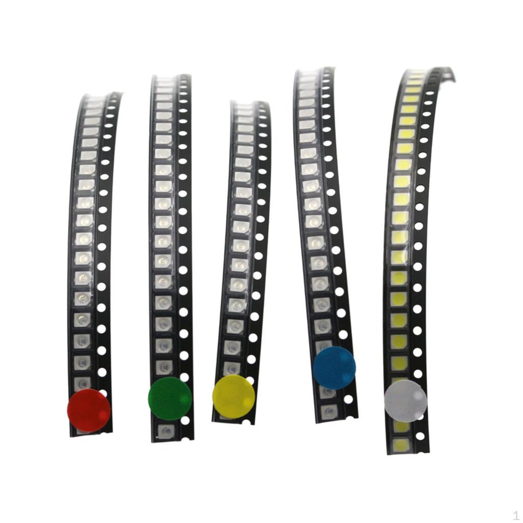 ( x 20 pcs = 100 pcs) 0805 SMD LED Lights Assorted Kit, Bright Lighting Bulb Lamps,Electronics