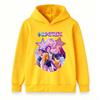 Kids Boys Girls Hoodie, Colorful Music Girl Group Disco Star Print Casual Long Sleeve Pullover Sweatshirt for Daily Wear