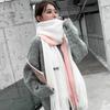 New Scarf for Women in Autumn and Winter Korean Version Warm and Versatile Student Couple Soft Girl Ins Ladies Knitted Scarf Men