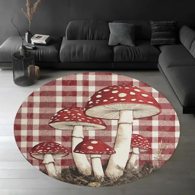 3D Ocean Vortex Round Rug Sea Turtles Swimming Over Blue Whirlpool Carpet Immersive Undersea Floor Art for Kids Room Decoration