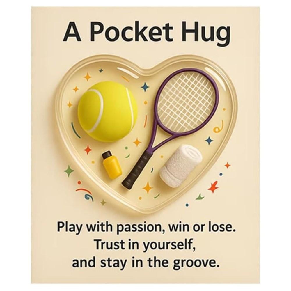 Hockey Football Golf Tennis Soccer Pocket Sports Hug Collection Personalized Inspirational Card Emotional Support