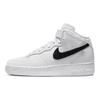 Zapatillas Air Force 1 07 Mid Blancas Piel de Serpiente para Mujer Negro DZ5211-100