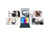 iPad 10th/11th Gen 10.9-inch Case with Colorful Backlit Bluetooth Keyboard & Pen Holder