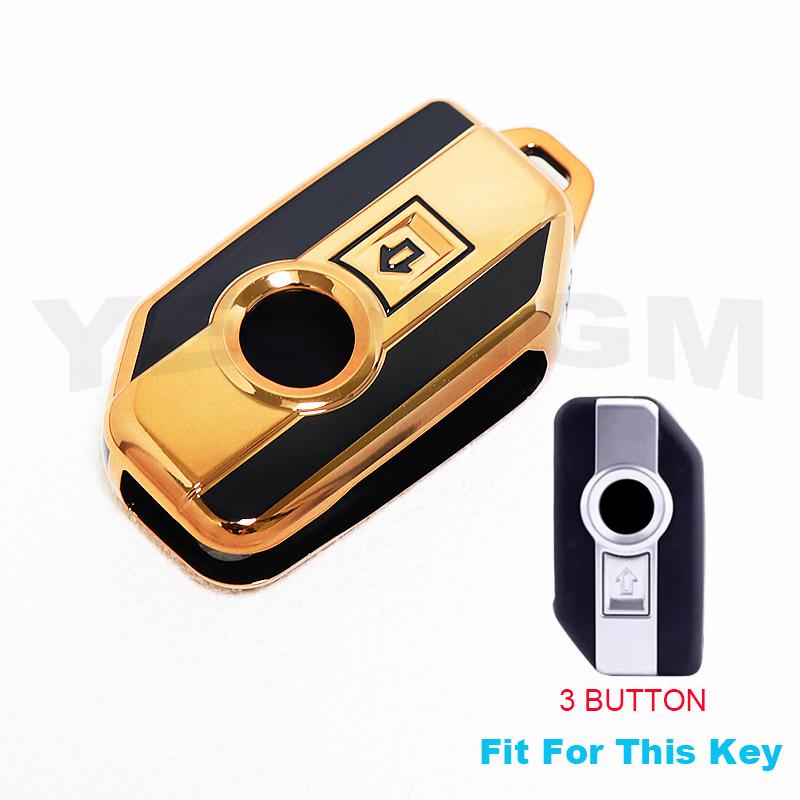 YELINGM TPU for BMW R1200RS F900xr R1250gs C400gt K1600gt R1200GS Lc R1200RT Motorcycle Key Case Cover Accessories