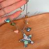 Dreamy Retro Ocean Star Pendant Necklace Niche Personality Neckwear Long Collarbone Chain Fashionable Light Luxury