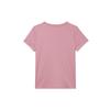 Nike T Shirts Women's Pink Crew Neck Moderate Straight Fit DR7570-630
