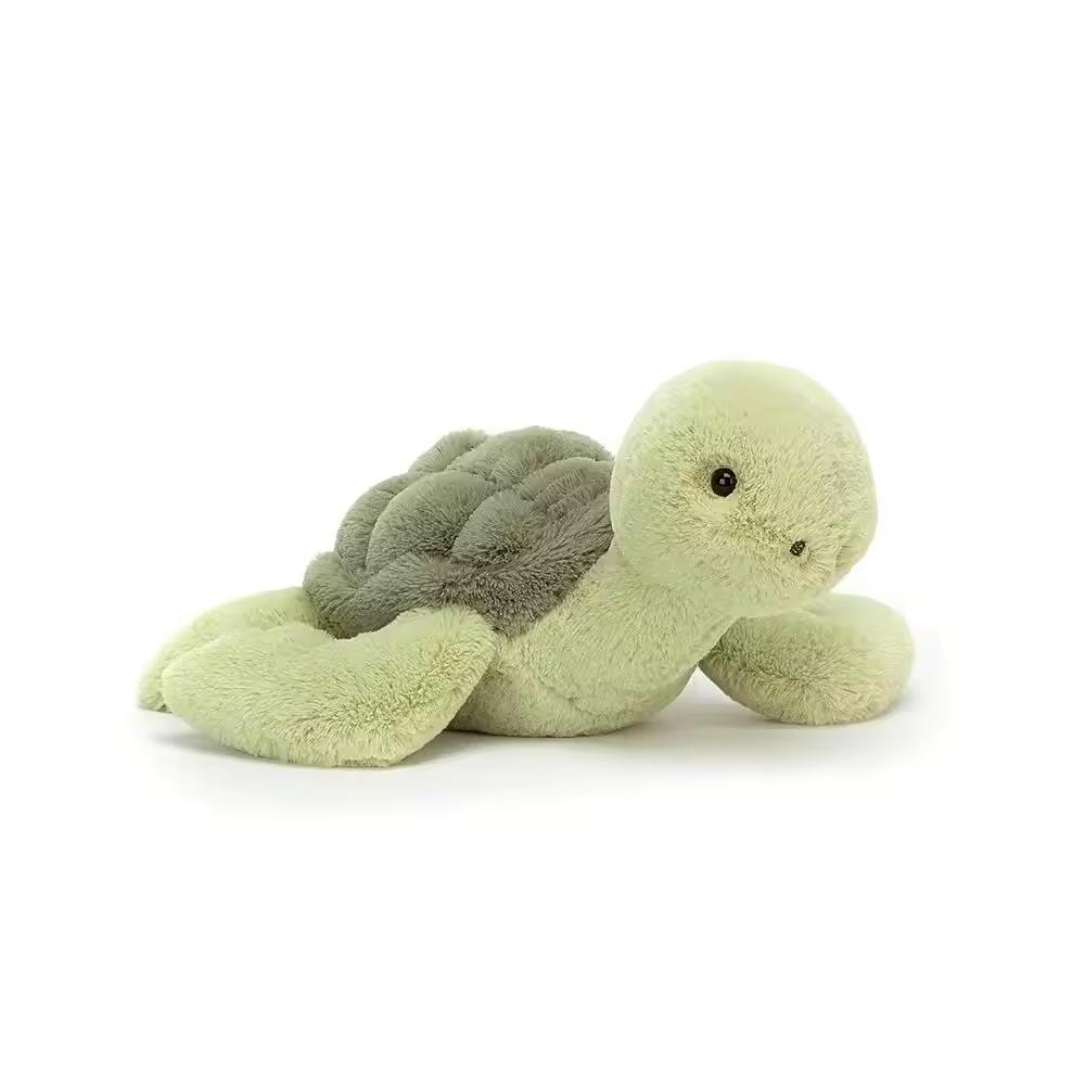 28-35CM Cartoon Simulation Anime Turtle Plush Animal Doll Lovely Turtle Soothing Sleeping Toy Turtle Kawaii Christmas Gifts 28cm зелёный