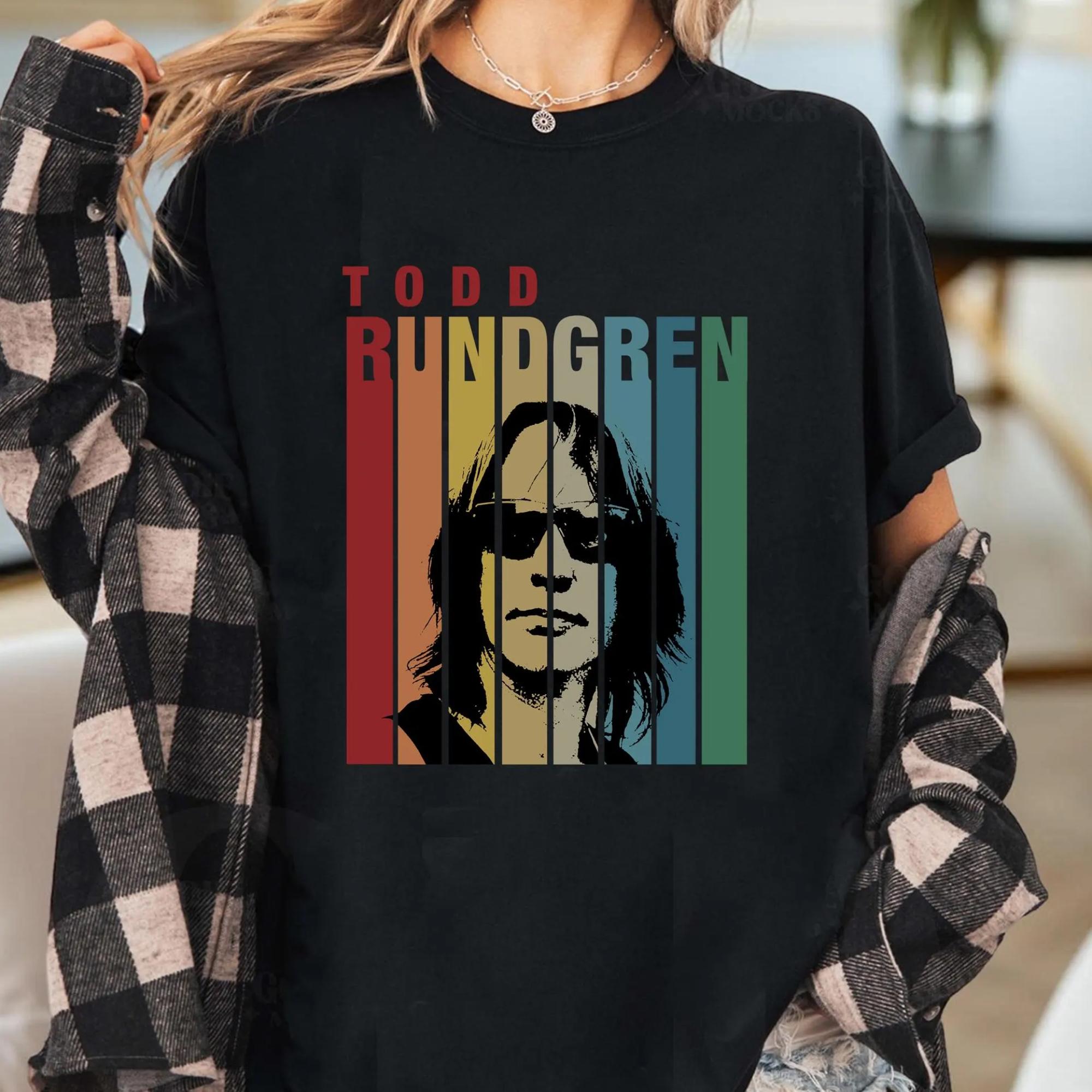 

Todd Rundgren Printed Tshirt Womens SpringSummer Fashion Trend Pure Cotton Top Neutral Short Sleeve Tshirt S