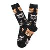 Happy Cool Harajuku Crew Mens Socks Hip Hop Street Big Size Funny Socks Men Skateboard Painting Calcetines Homme Divertidos Sox