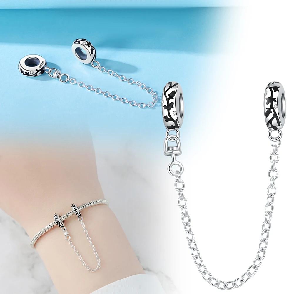 Coppersafety Chain Pendant Series Love Planet Butterfly Bee For Women Diy Bracelet Necklace Jewelry Making Gift