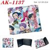 Anime Cartoon Rumi Zoey Demon Hunters PU Leather Wallet Card Bag Birthday Gift