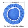 Awpeye 10Pack Car Polisher Pad Bonnet (5 To 6 Inches) Soft Microfiber Polishing Bonnet Buffing Pad Cover
