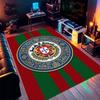 Royal Emblem Fabric carpet Living room and bedroom mats Doormat Art Christmas gifts Doormat