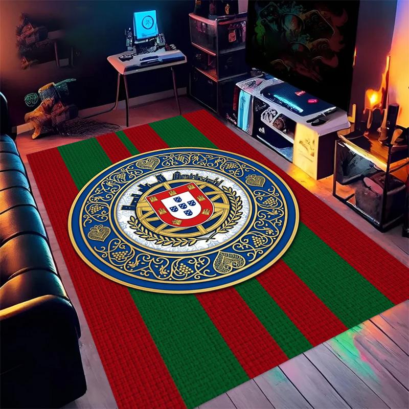 Royal Emblem Fabric carpet Living room and bedroom mats Doormat Art Christmas gifts Doormat