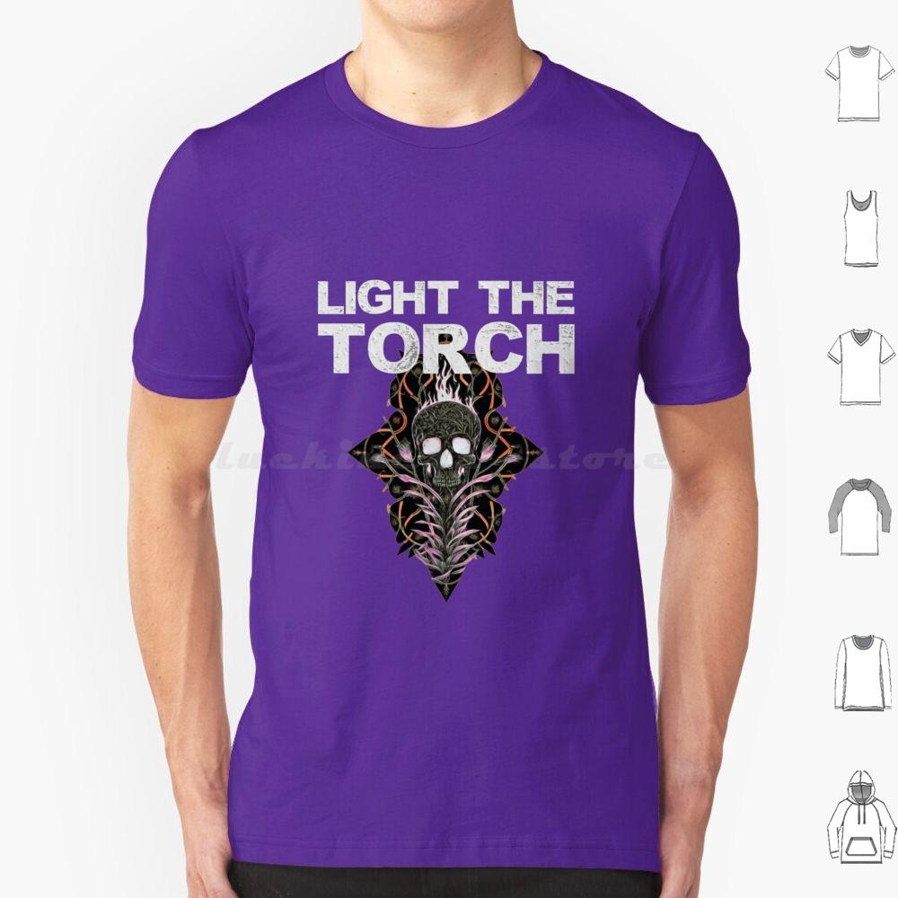 Metal Fan Art Light The Torch T Shirt 6xl Cotton Cool Tee Metal Metalband Light The Torch Metalcore Bandshirt Metalheads