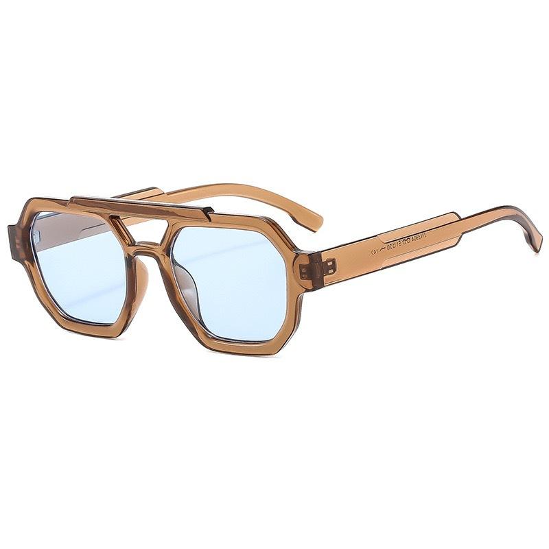 

Large Frame Polarized Sunglasses Women S Men S Large Frame Double Beam Fashion Sunglasses High Sense