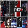 N7 Mass Effect Soft Cover for Samsung Galaxy S25 Edge S26 S24 S23 Ultra Phone Case S22 S21 Plus S20 FE Print Pattern Shell Galax