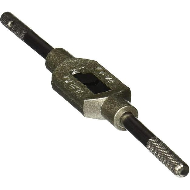 Utoolmart Adjustable Tap Wrench Handle, for Metric M10-M16 Taps, Hand Taps Holder Tap Reamer Tapping Wrench Tool, Die-casting Body
