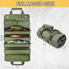 Tool Bag Organizer Roll Up:Gifts for Men Fathers Day Dad Gifts for Him Boyfriend Husband Birthday Portable Motorcycle Tool Box Woodworking Gift