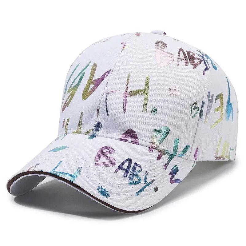 Cartoon Graffiti Tide Baseball Cap Personality Street Trend Men's and Women's Hats Fashion Hip Hop Hat Cap
