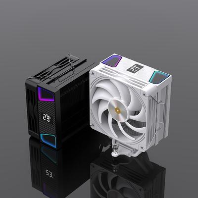 For 4 Copper Tube Tower Computer Chassis Radiator Temperature Control Tower Silent Large Air Volume Air Cooling CPU Radiator