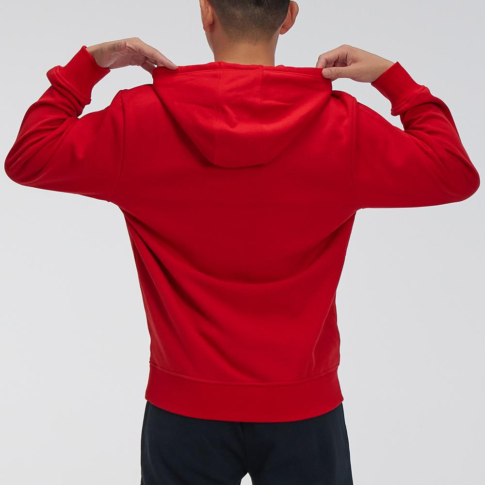 Under Armour Training Knit Hooded Sweatshirt Men Sweatshirts Red 21600303-600