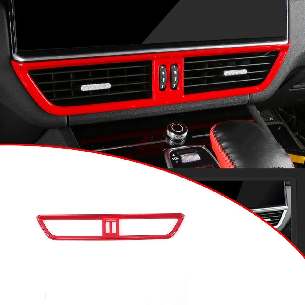 For Porsche Cayenne 2018 - 2022 2023 Interior Styling Center Air Conditioning Car Side AC Outlet Vent Frame Cover Trim