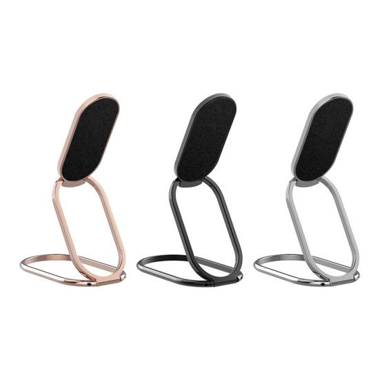 Telefonholder Magnetisk Vinkelabsorpsjon Sammenleggbar Justering Sklisikker Bunn Telefon Ryggmontert Ring Mobiltelefonstativ Forsyning