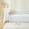 Nordic Sandhair Towel Universal Cotton Camping Sofa Blanket Four Seasons Universal Cream Color Non-Slip Full Cover Sofa Cover