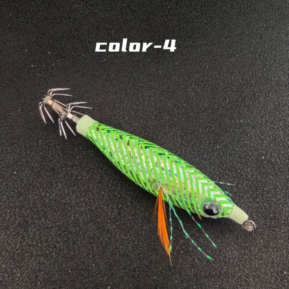 Luminous Coating Egi Jig Bait UV Glow Saltwater Fishing Lure Horizontal Jig Lure  Saltwater Use
