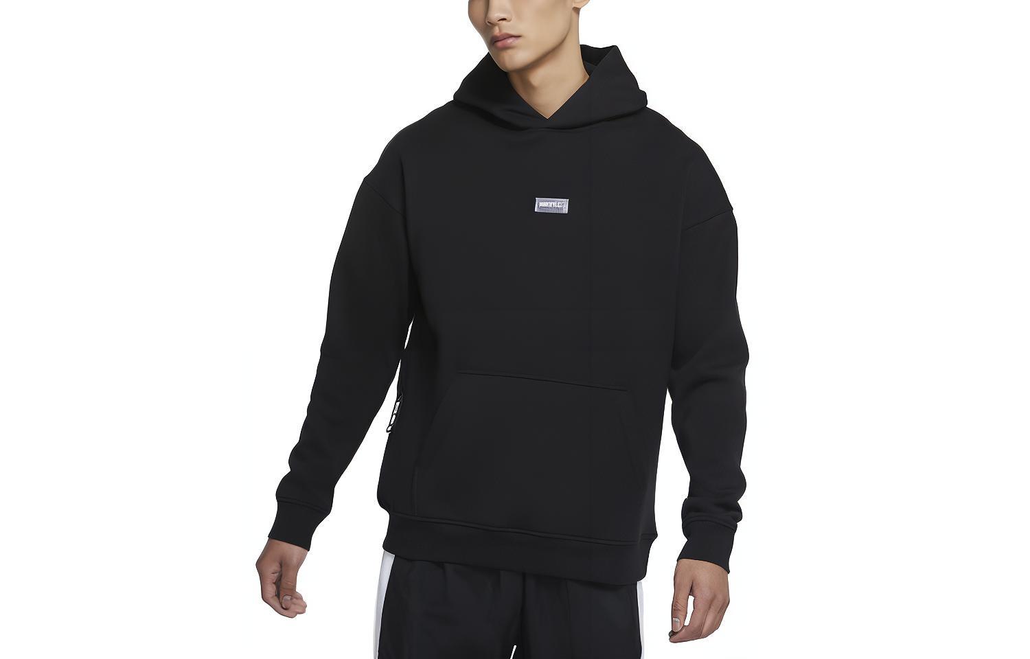 

Nike Sweatshirts Men s Black Hooded Thickened Regular CV1491-010 M